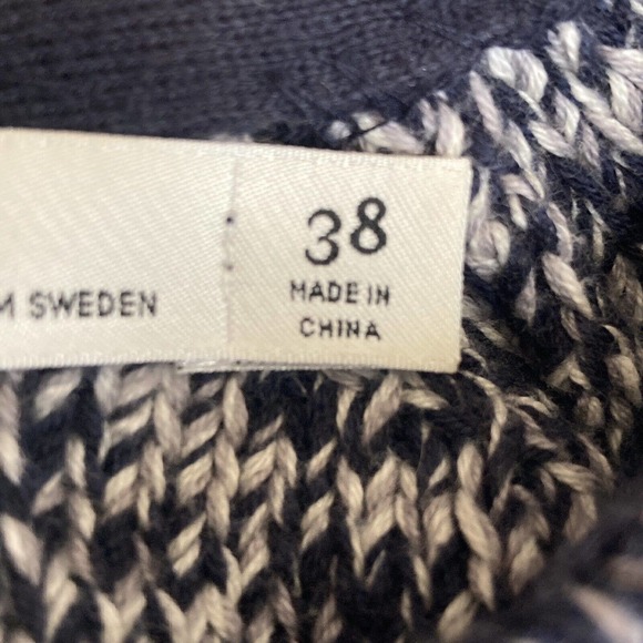 Hope by Ringstrand Söderberg Stockholm Sweden Over Sweater Gray Buttoned Back XS - Picture 10 of 13
